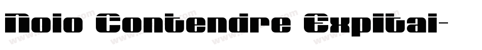 Nolo Contendre ExpItal字体转换